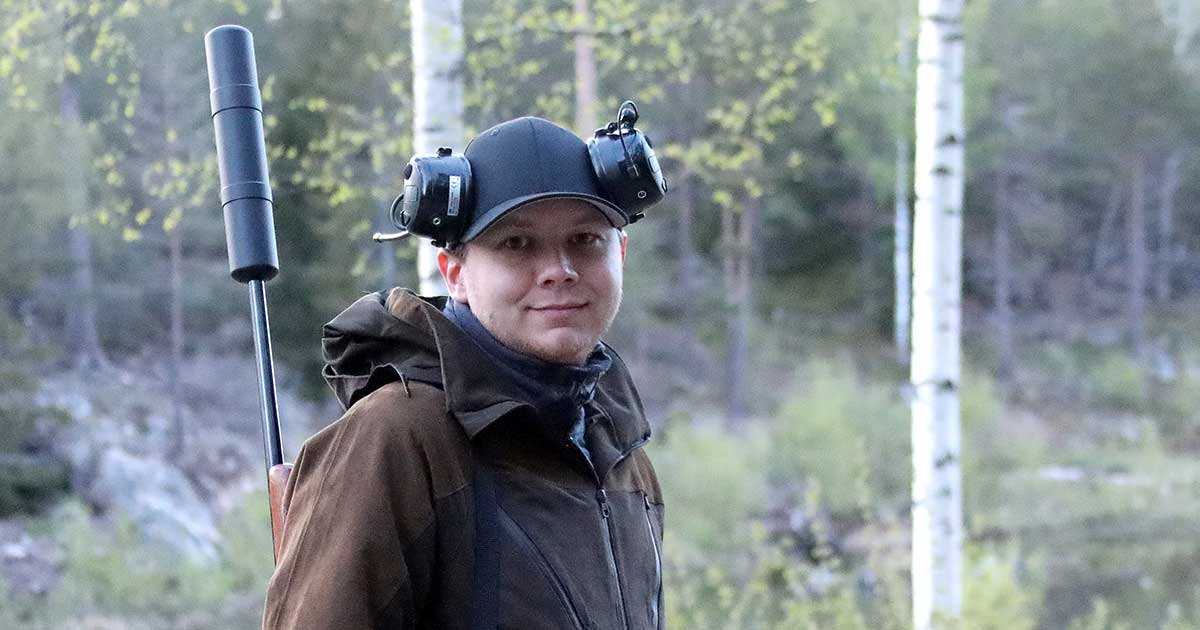 Anders Andersson jagar vildsvin